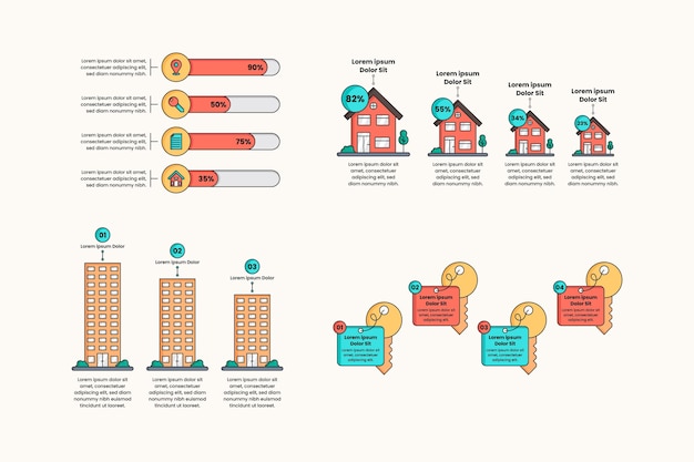 An infographic illustrating different types of REITs (Equity, Mortgage, Hybrid) and their respective risk-return profiles. The infographic should clearly show how diversification across these types can help achieve a target 6% annual return while managing risk.