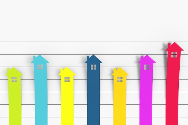 A bar graph showing a diversified portfolio with various asset classes like stocks, bonds, real estate, and commodities, each represented by a different color and percentage.