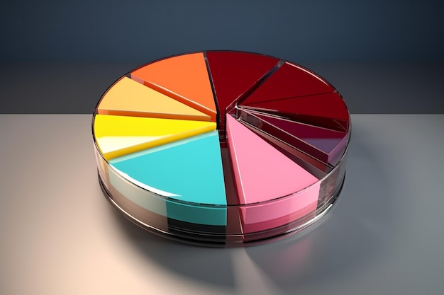 A pie chart illustrating a diversified investment portfolio, with each slice representing a different asset class (stocks, bonds, real estate, etc.). The slices should be clearly labeled with their respective percentages.