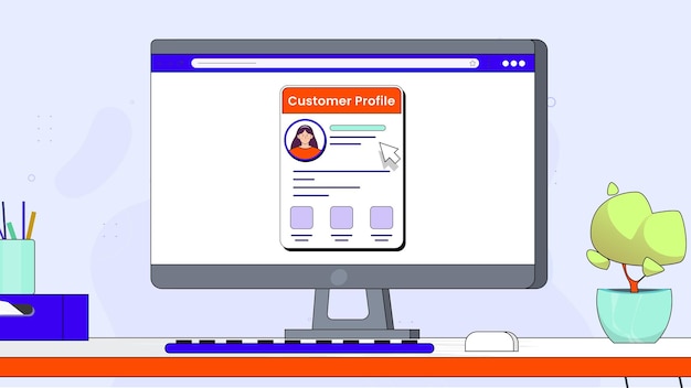 An illustration of a computer screen displaying an online unemployment benefits application form. The image should convey ease of use and accessibility.