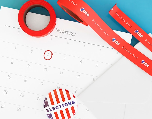 A calendar with specific dates circled, highlighting deadlines for COBRA election and payment. The calendar is surrounded by pens and a calculator, suggesting financial planning. The overall tone is informative and slightly urgent.