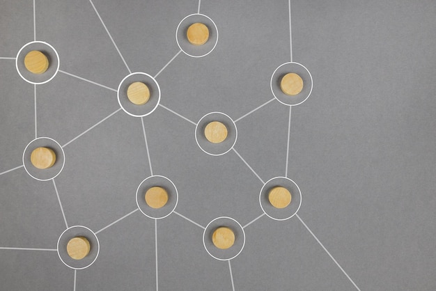 A conceptual image illustrating a network of interconnected nodes representing financial institutions, with one central node highlighted in red and appearing to destabilize, causing ripples across the network.