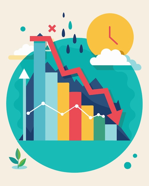 An infographic showing two upward trending arrows, one labeled 